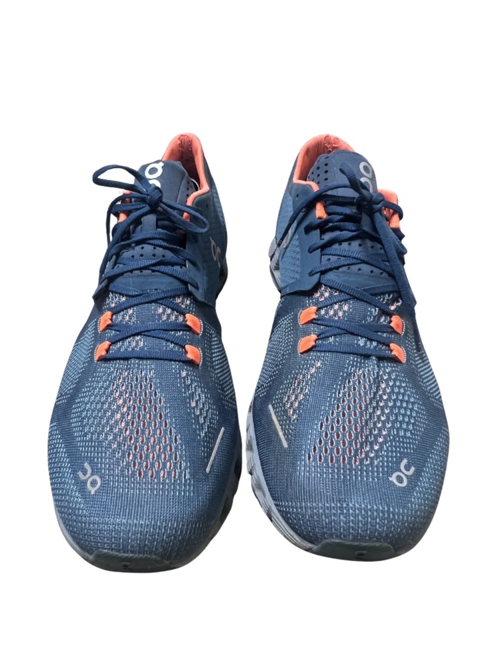 On Cloud Running Shoes Men's Size 11 Blue Orange Swiss Athletic Sneakers CLEAN - Picture 5 of 11